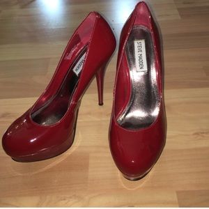 Red Steve Madden heels